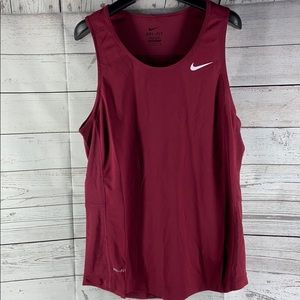 Nike Red Dri-Fit tank top